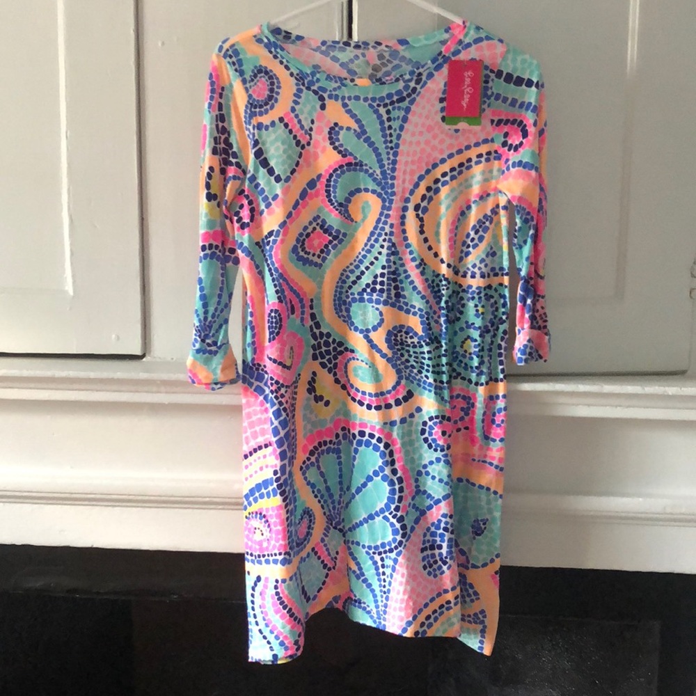 Never worn Lilly Pulitzer 3/4 sleeve shift dress!